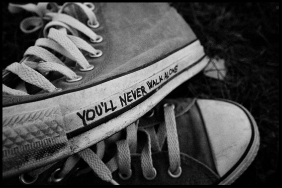 ‘You Never Walk&nbsp;Alone’